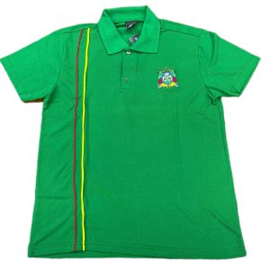 camiseta polo gaúcha masculina verde listras