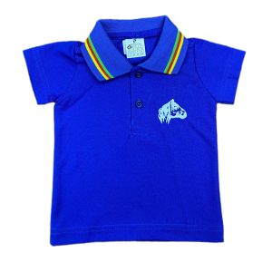 camiseta polo gaúcha infantil azul royal