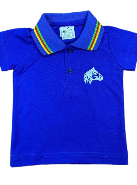 camiseta polo gaúcha infantil azul royal