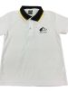 camiseta polo gaúcha infantil branca