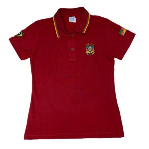 camiseta polo gaúcha feminina vermelha