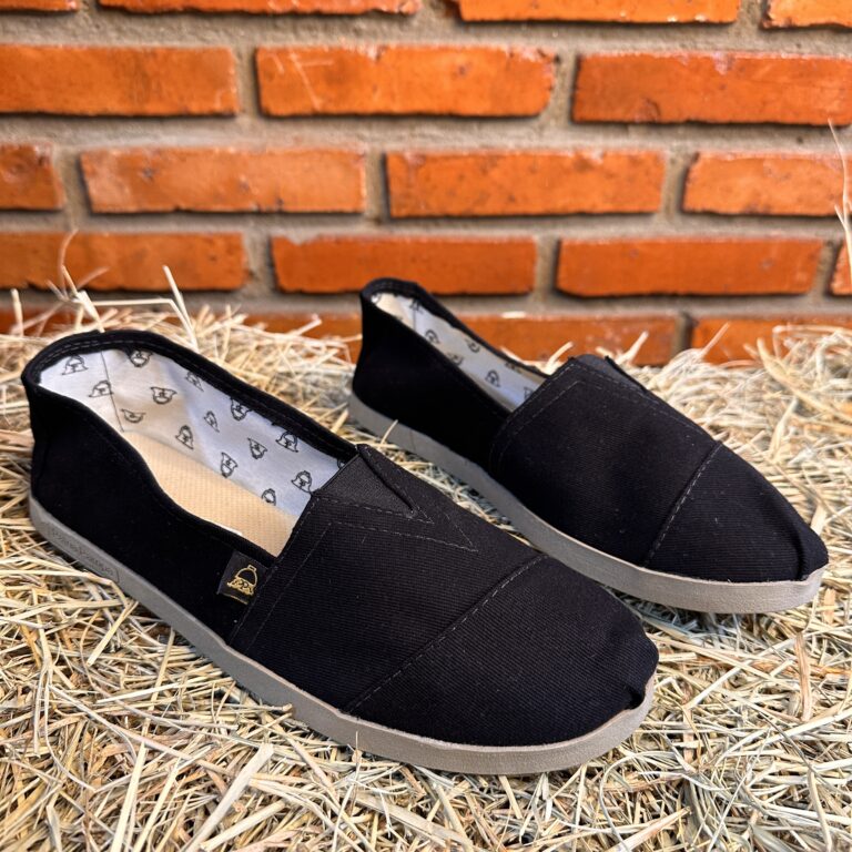 alpargata campeira de tecido pátria pampa preta alpargata campeira de tecido pátria pampa preta