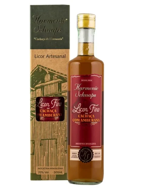 licor harmonie schnaps amburana 500ml