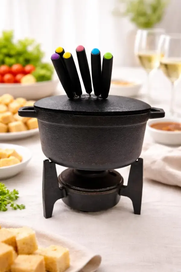 fondue ferro alcool